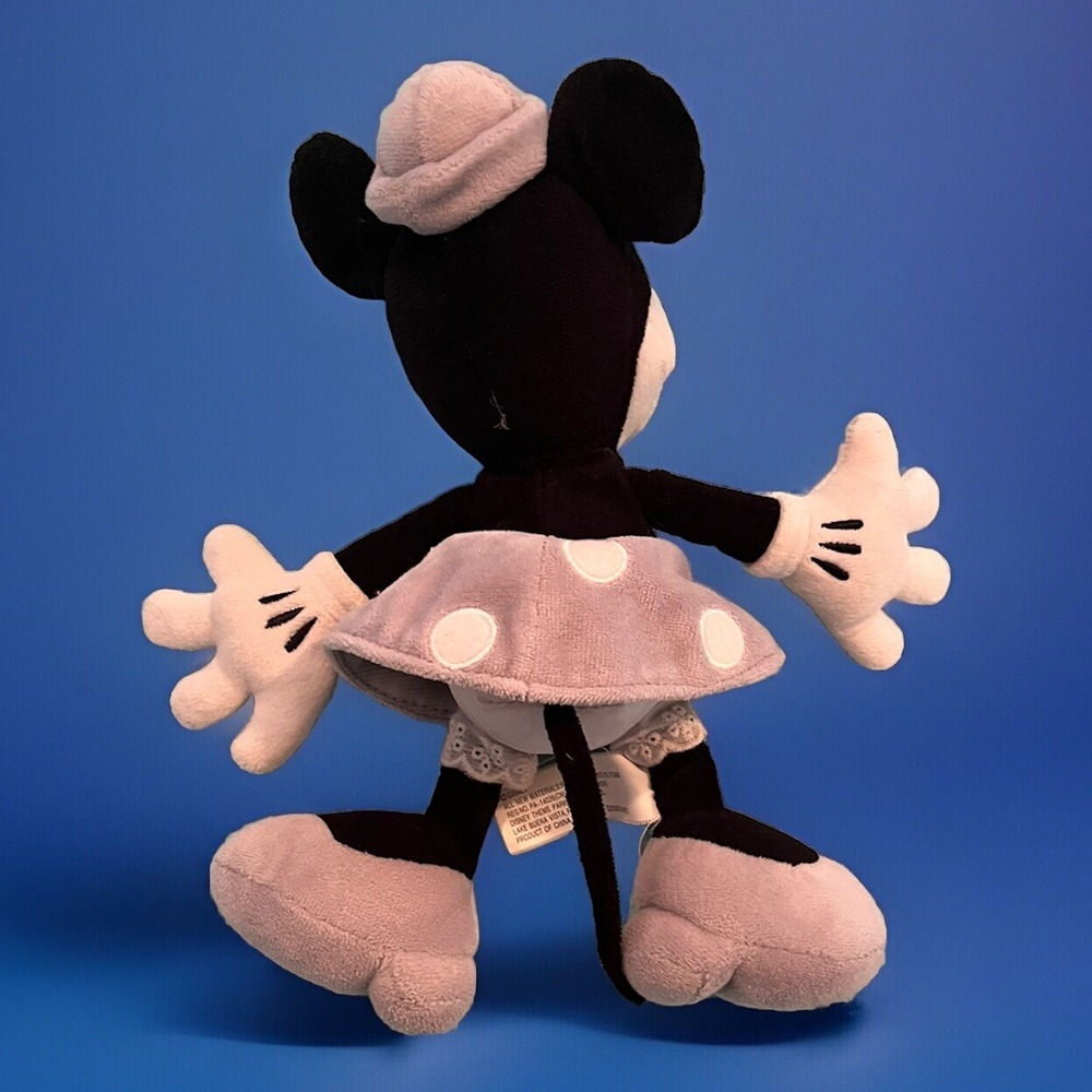 WALT DISNEY Mickey Mouse & Minnie Mono Stuffed Animal Plush Toy By Disney Parks - Picture 6 of 11
